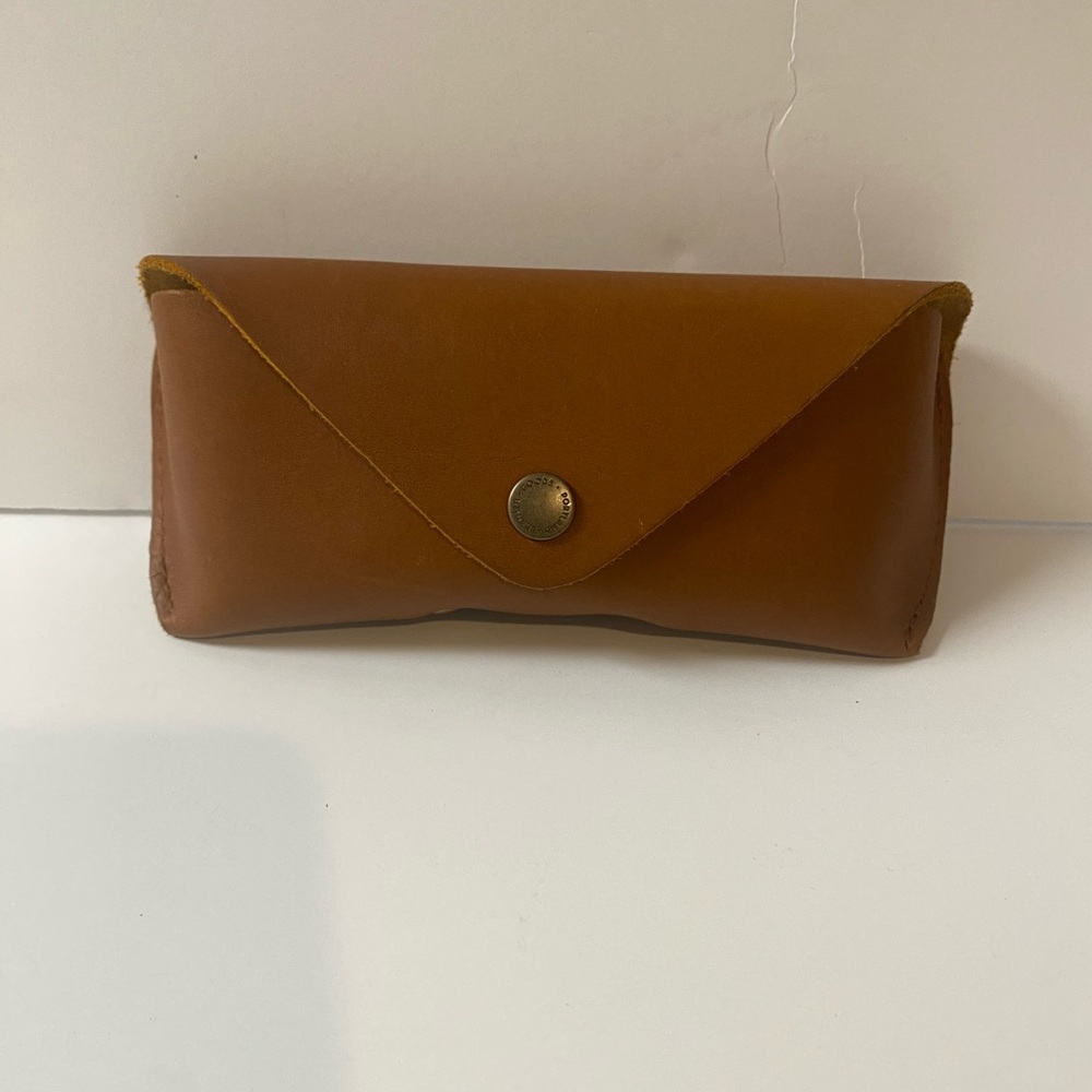 PORTLAND LEATHER Goods honey eyeglass case